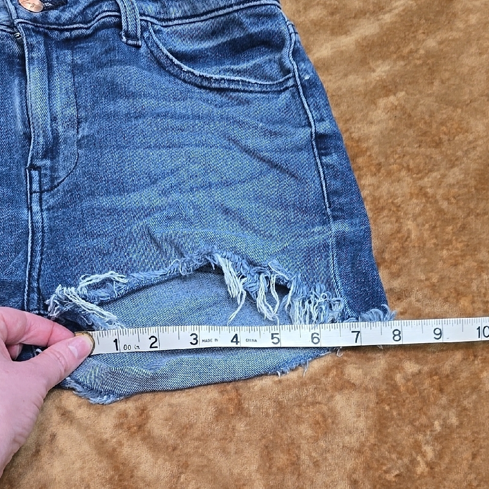 Denim Distressed Women's Shorts - Picture 8 of 8